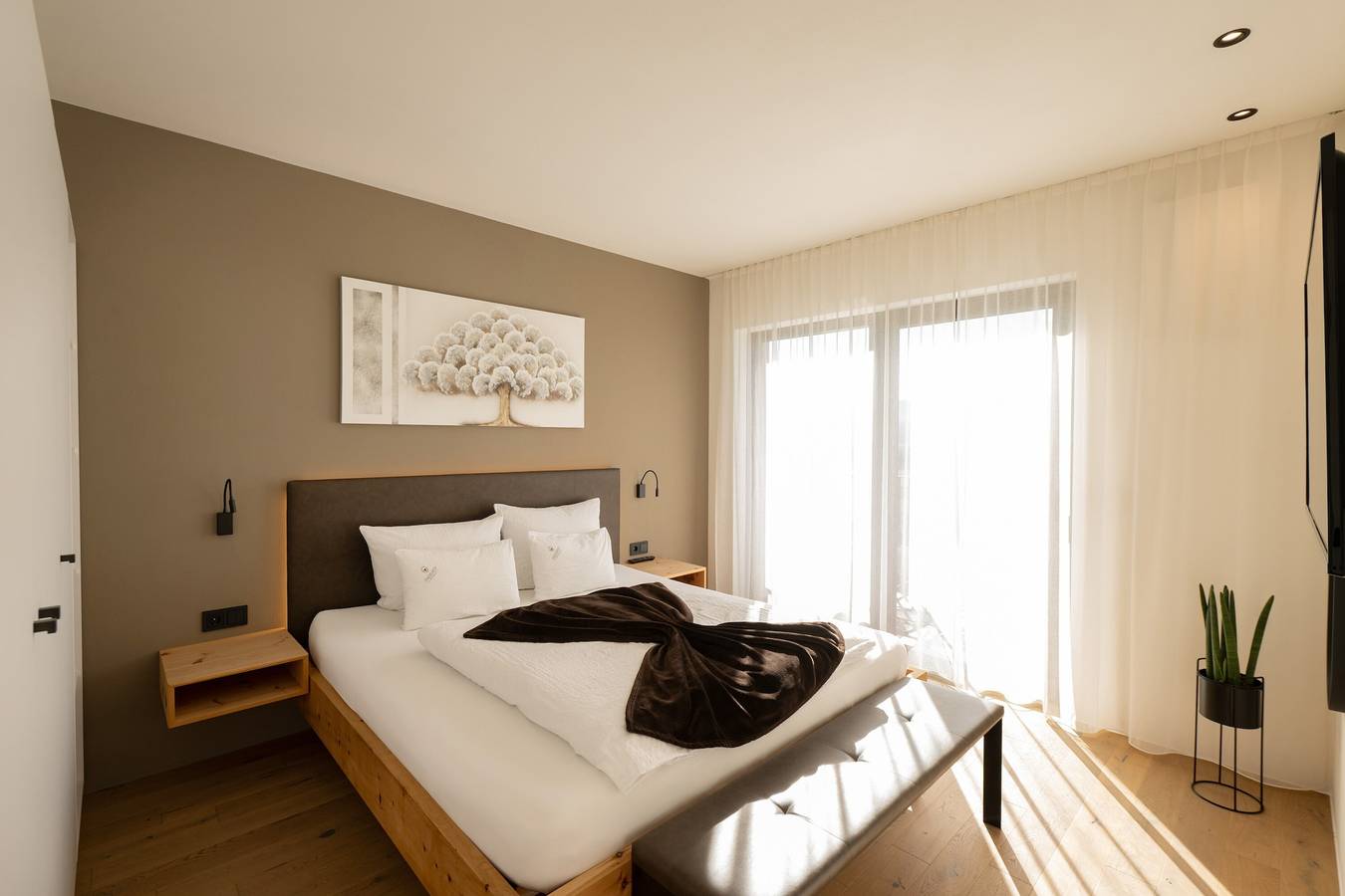 Ganze Wohnung, Apartment Weingut Gasshof Valeria mit Bergblick, Pool und Sauna in Berg (Eppan), Eppan an der Weinstraße