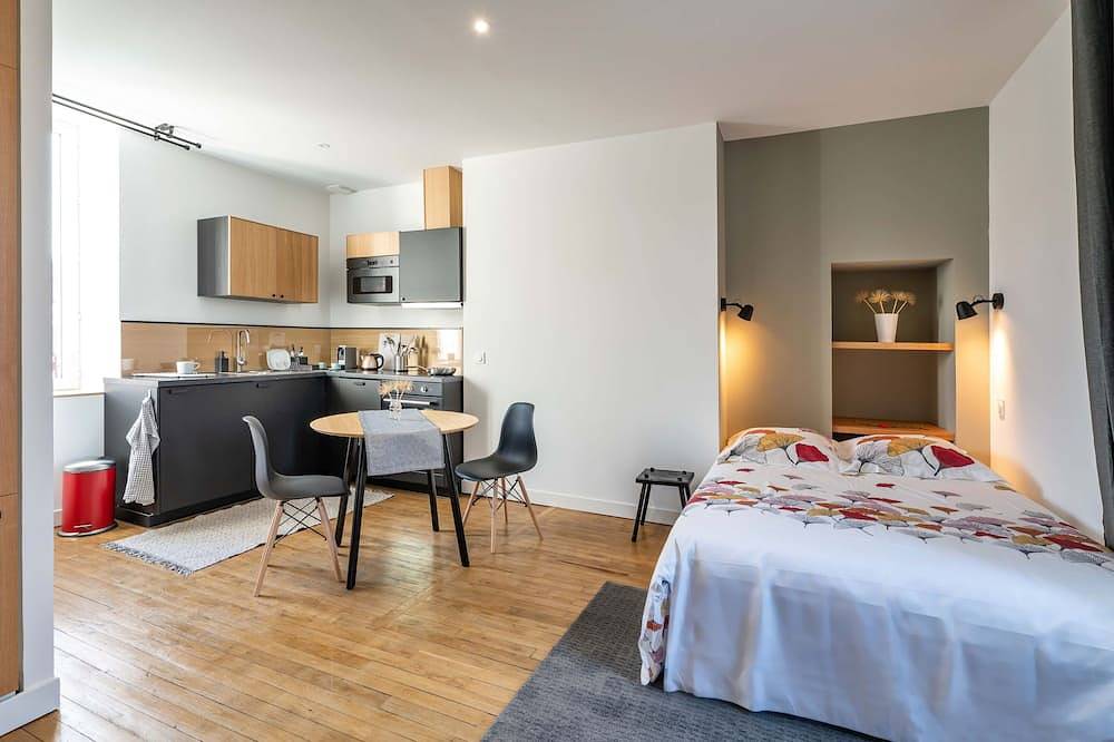 Entire apartment, Studio A, in the center of town, cosy and warm... in La Roche-sur-Yon, Loire Valley
