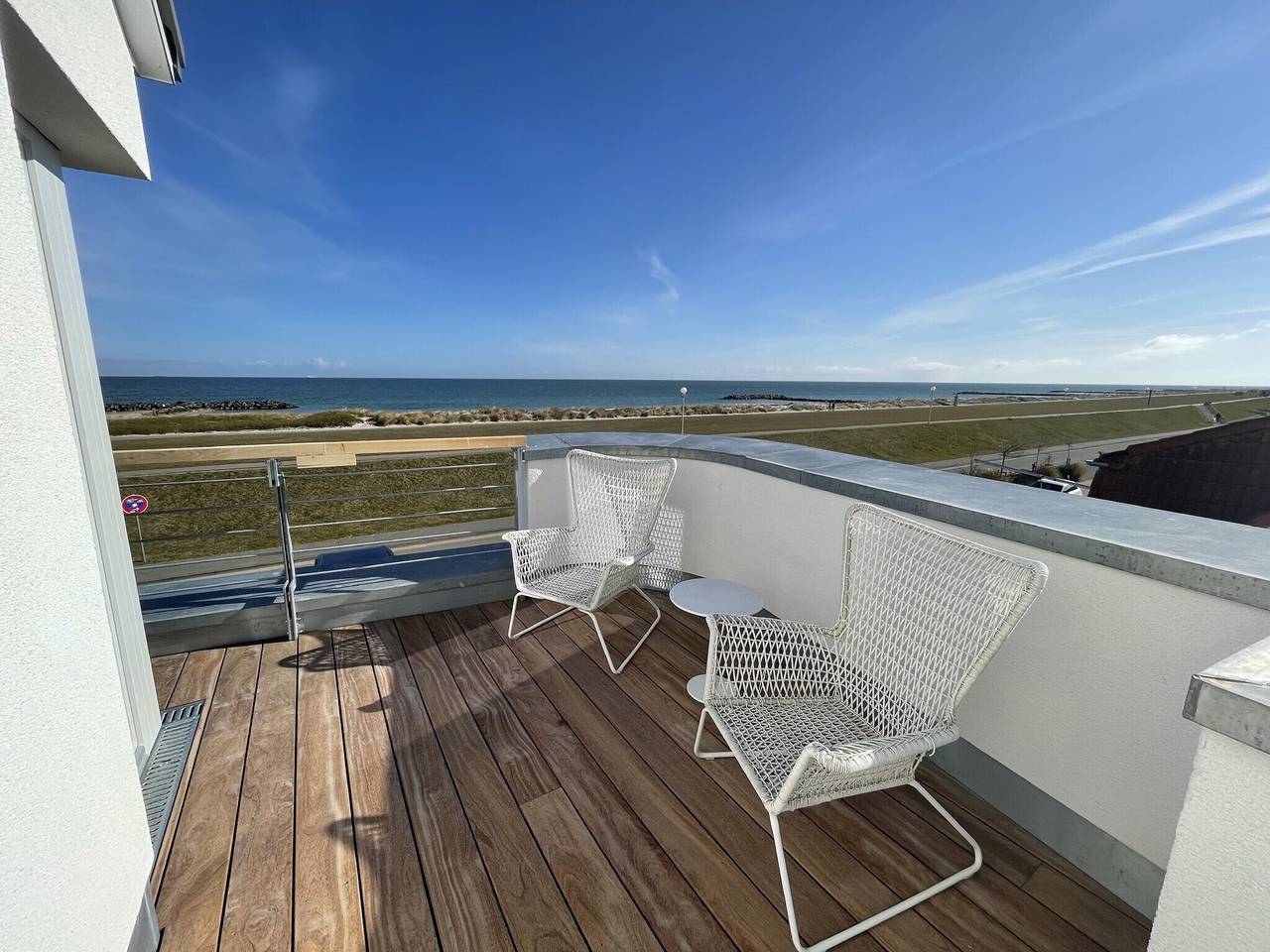 Ganze Wohnung, Ferienwohnung "Steuerbord" mit Meerblick, Balkon und Wlan in Kalifornien (Ostsee), Schönberg