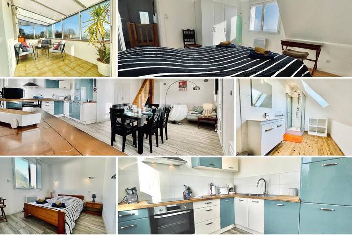 Location de vacances pour 8 personnes, avec jardin et vue à Roscanvel - 2