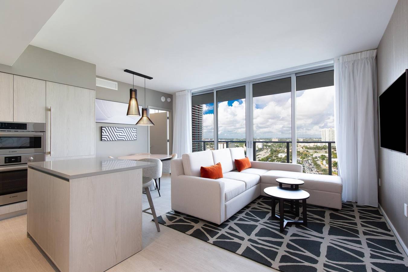 Apartamento entero, Apartamento de vacaciones para 8 personas con balcón in Hollywood Beach (FL), Hollywood (Florida)