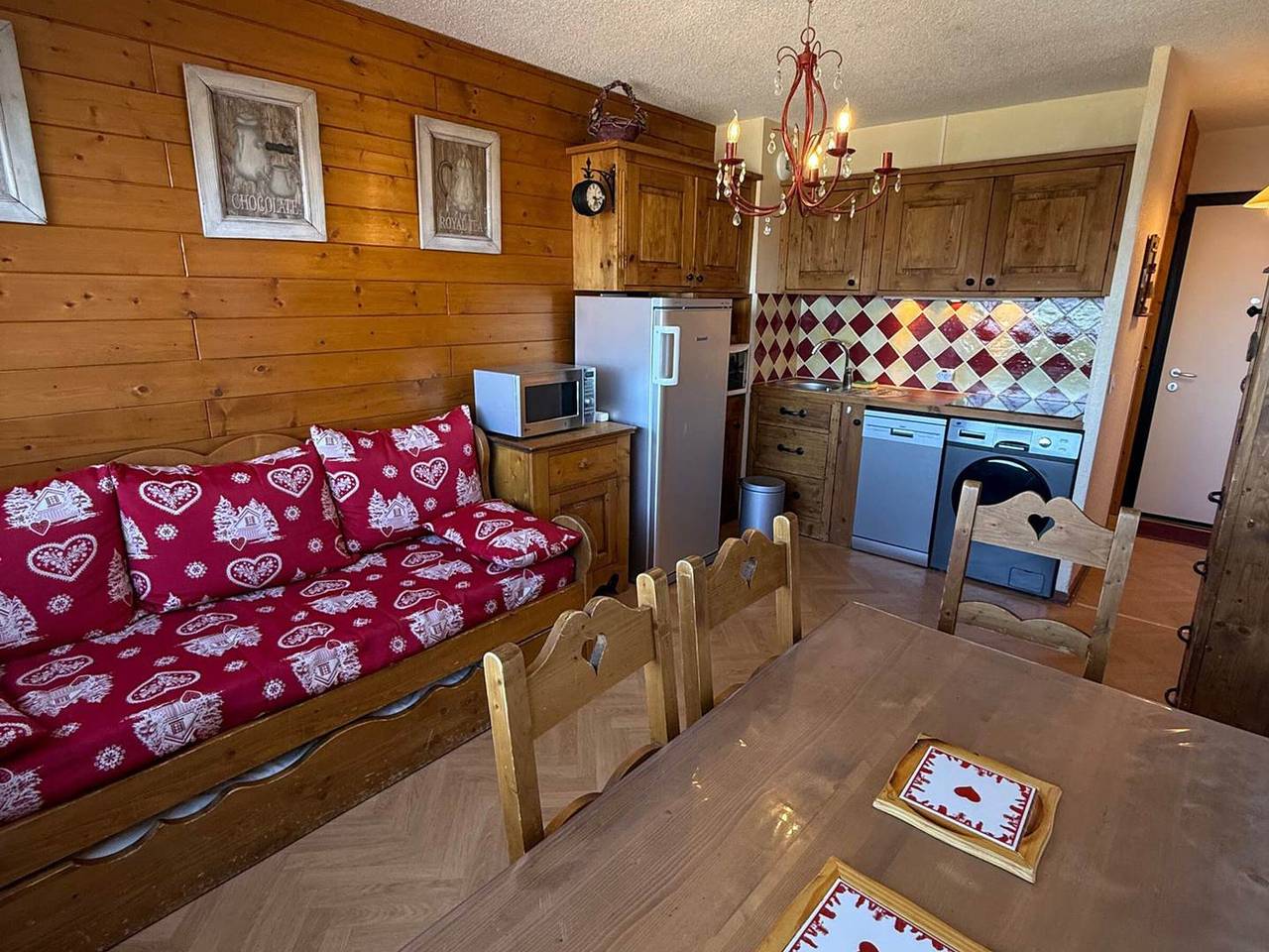 Appartement entier, Location 2 pièces 5 pers au pied des pistes in Prapoutel, Les Adrets
