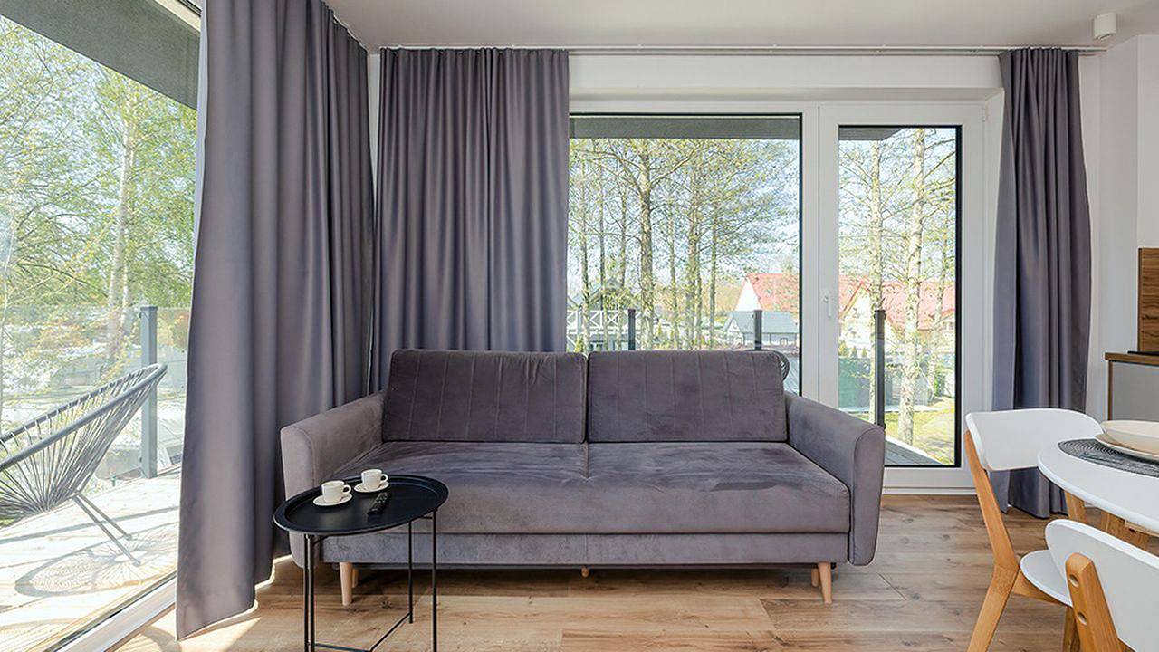 Cały apartament wypoczynkowy, Apartament wakacyjny dla 4 osób z taras in Sarbinowo, Powiat koszaliński
