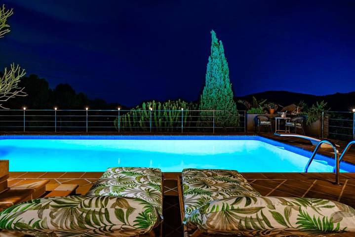 Casa rural para 8 personas, con vistas y sauna además de jardín y piscina en Pedreguer - 3