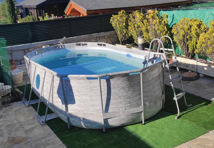 Casa de vacaciones para 22 personas, con jardín además de piscina y vistas en Cuenca del Guadarrama - 2