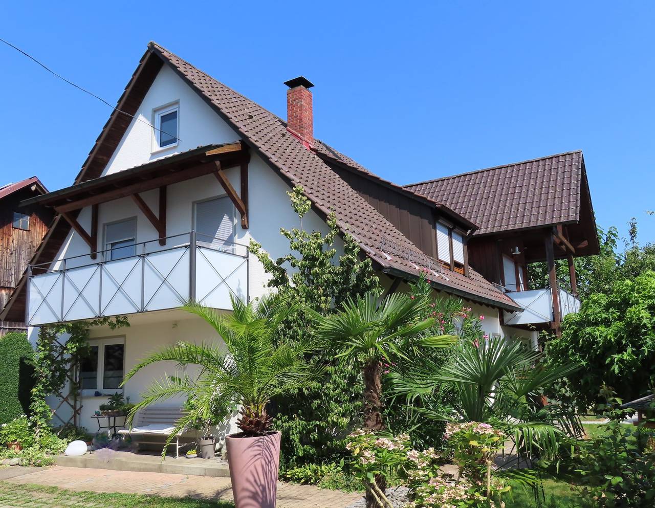 Ganze Ferienwohnung, Ferienwohnungen Haus Wetzler - Ferienwohnung 2, 54qm, 1 Schlafzimmer, max. 2 Personen in Wasserburg (Bodensee), Bayerisch Schwaben