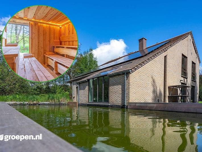 Vakantiehuis voor 12 personen, with whirlpool and terras as well as sauna and balkon/terras in Provincie Luxemburg