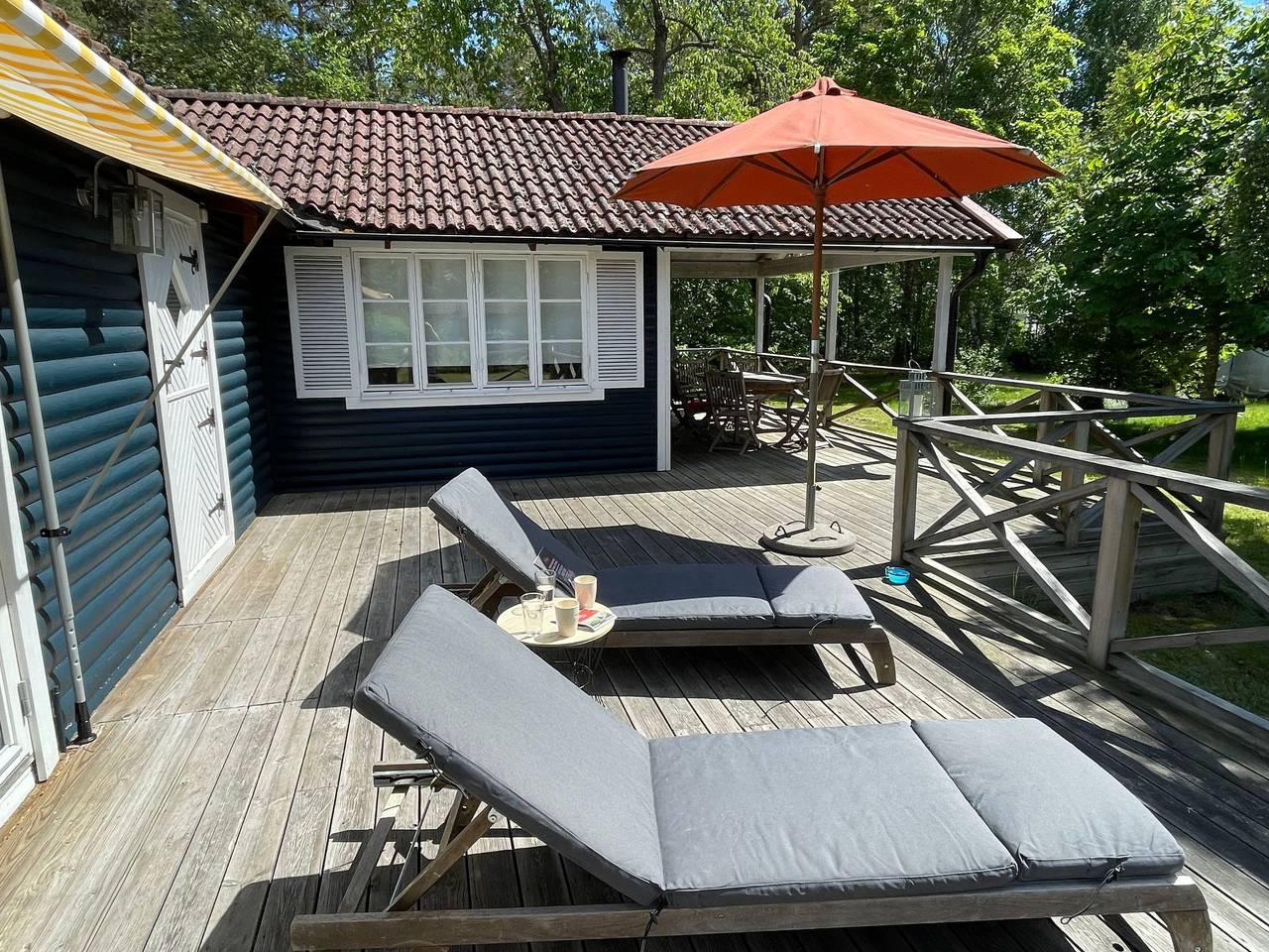 Schönes Ferienhaus mit Garten, Terrasse und Grill in Oknö, Mönsterås und Umgebung