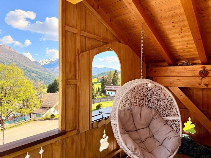 Ferienwohnung für 8 Personen, mit Terrasse und Garten sowie Ausblick, mit Haustier
