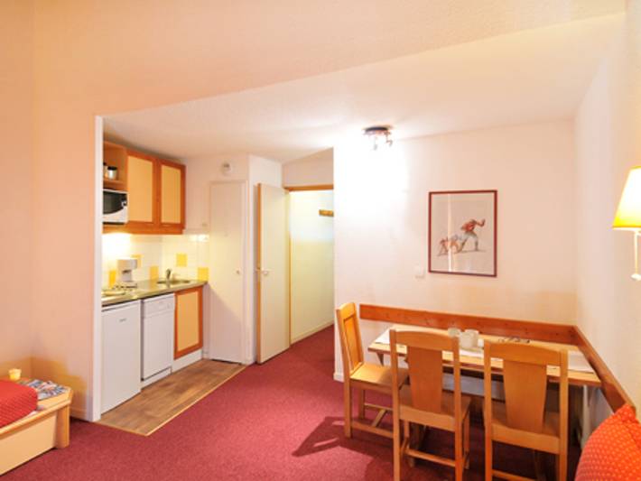 Chalet pour 4 personnes, avec balcon dans La Plagne