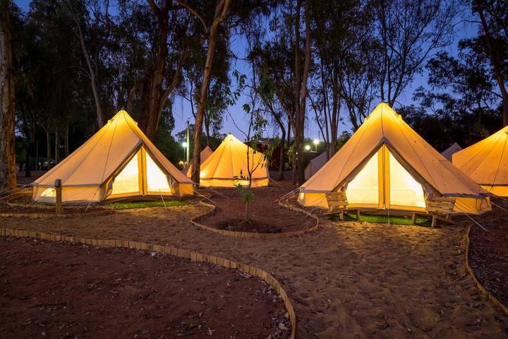 Bungalow para 2 pessoas, com Terraço e Jardim e ainda Piscina em Isla Cristina