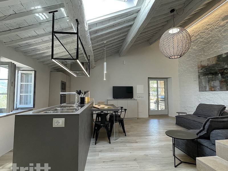 Tritt — In Stribugliano liegt diese wunderschöne Ferienwohnung für 4 Personen mit Swimmingpool in Arcidosso, Grosseto Provinz