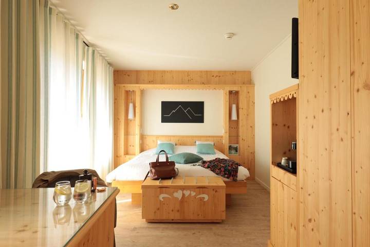 Hôtel pour 2 personnes, avec piscine et vue ainsi que jardin et sauna, animaux acceptés