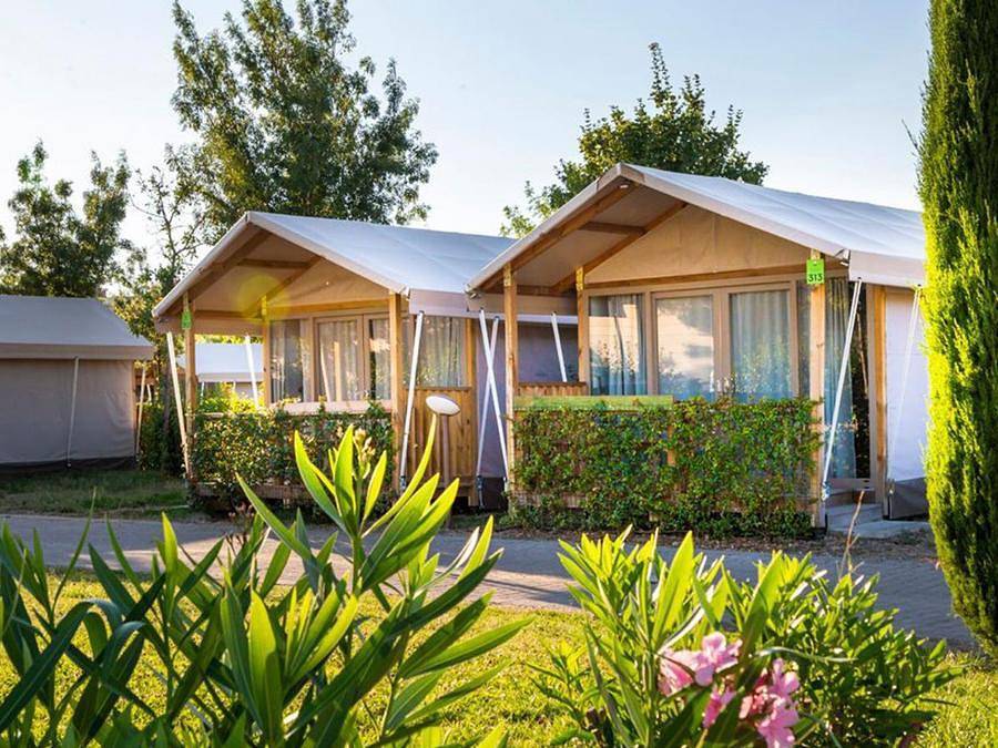 Hu Firenze Camping in Town - Tienda de lona y madera 2 personas - Tienda Safari in Florencia, Provincia de Firenze