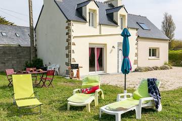 Location de vacances pour 4 personnes, avec jardin, animaux acceptés dans Plage Curnic