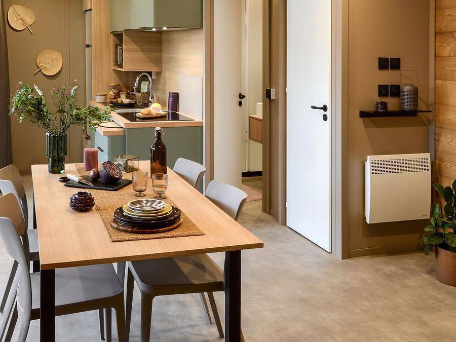 Vvf Villages - Les Terres d'Aubrac - Chaudes-Aigues - Chalet 7 personnes - Chalet Premium Pilotis 4 pièces - Accueil lit bébé impossible in Chaudes-Aigues, Région de Saint-Flour