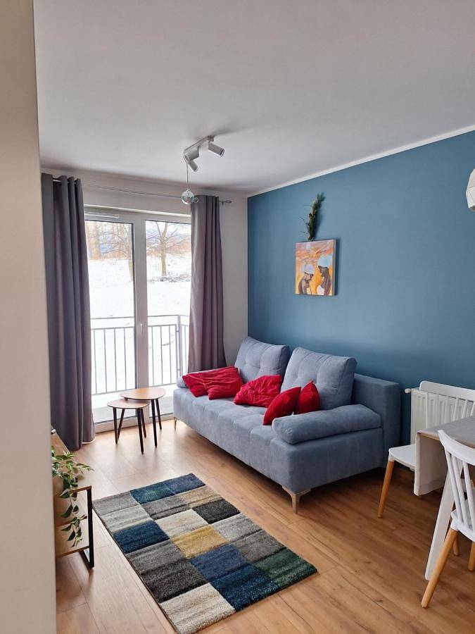 Apartament wakacyjny dla 4 osób, z Balkon i Taras oraz Ogród i Widok w Kowary