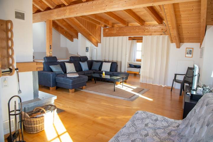 Ganze Wohnung, Gemütliches Alpen-Loft mit Kamin in Lantsch/Lenz, Plessur Alpen