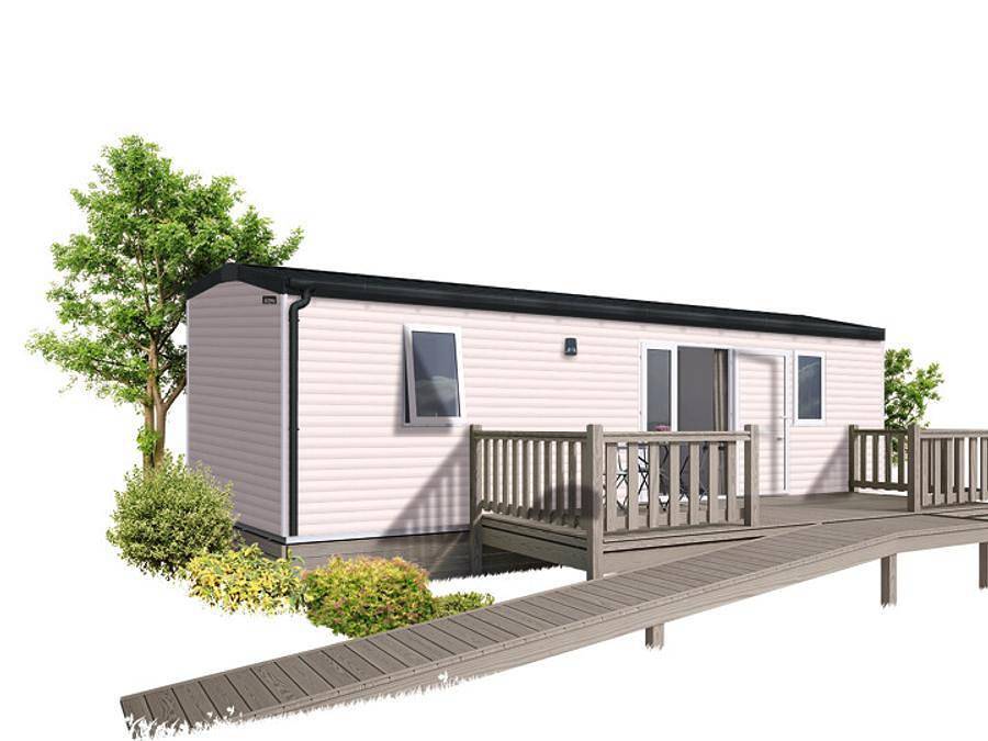 Camping Pascalounet - Mobile home 4 persons - Standard 4-seater mobile home with Prm access in Martigues, Istres region