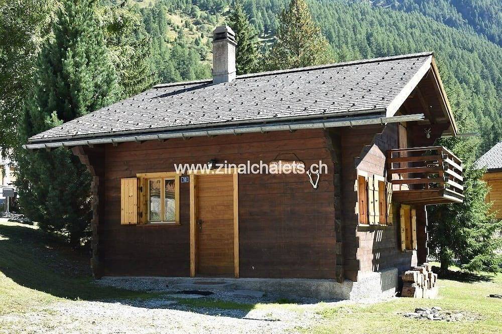 Einzelchalet in Zinal - 1 Schlafzimmer mit 1 Doppelbett (160x190) - 1 Schlafzimmer mit 2 Betten - Wo in Ayer (Anniviers), Anniviers