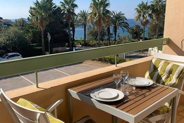 Gîte pour 2 personnes, avec balcon, animaux acceptés dans Plage de Portissol