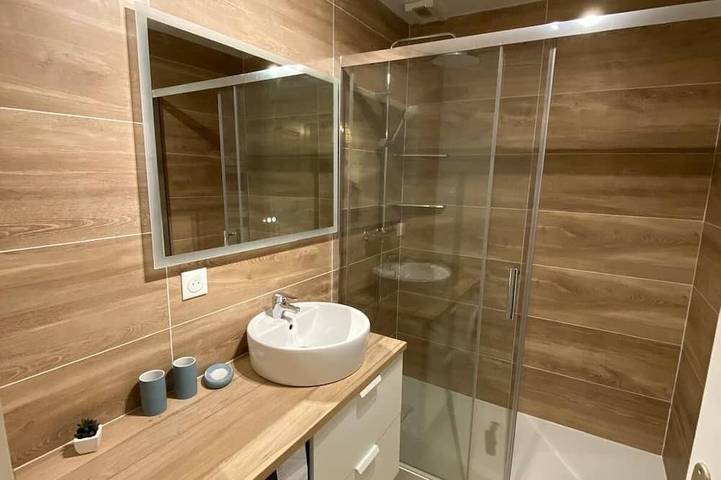 Ganze Wohnung, T3 Duplex im Hyperzentrum Fort Mahon, 700 Meter vom Strand entfernt, nahe allen Geschäften. in Fort-Mahon-Plage, Abbeville und Umgebung