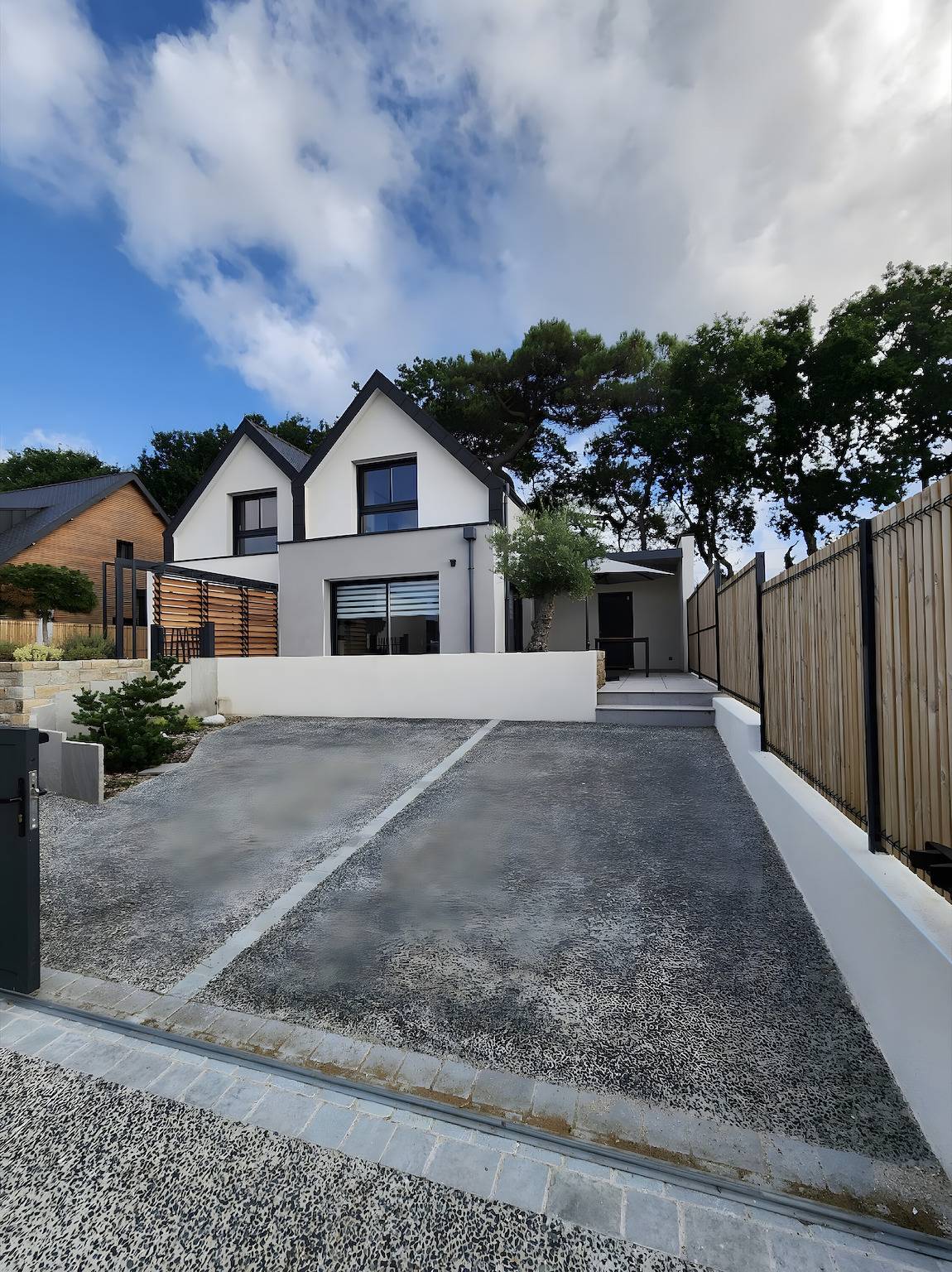 Casa de vacaciones 'Maison Moderne' con terraza privada, Wi-Fi y aire acondicionado in Fouesnant, Côte de Cornouaille