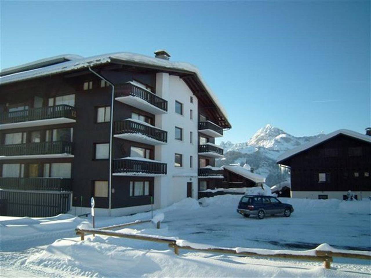 Appartement entier, Appartement cosy 4 pers, au coeur de Crest-Voland, proche pistes, parking, balcon in Cohennoz, Région d'Albertville