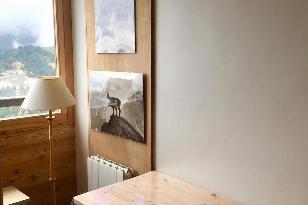 Ganze Wohnung, Charmante 2-Zimmer-Wohnung - Blick auf den Mont-Blanc - am Fuße der Pisten in Aime 2000 in Aime 2000, Aime-la-Plagne