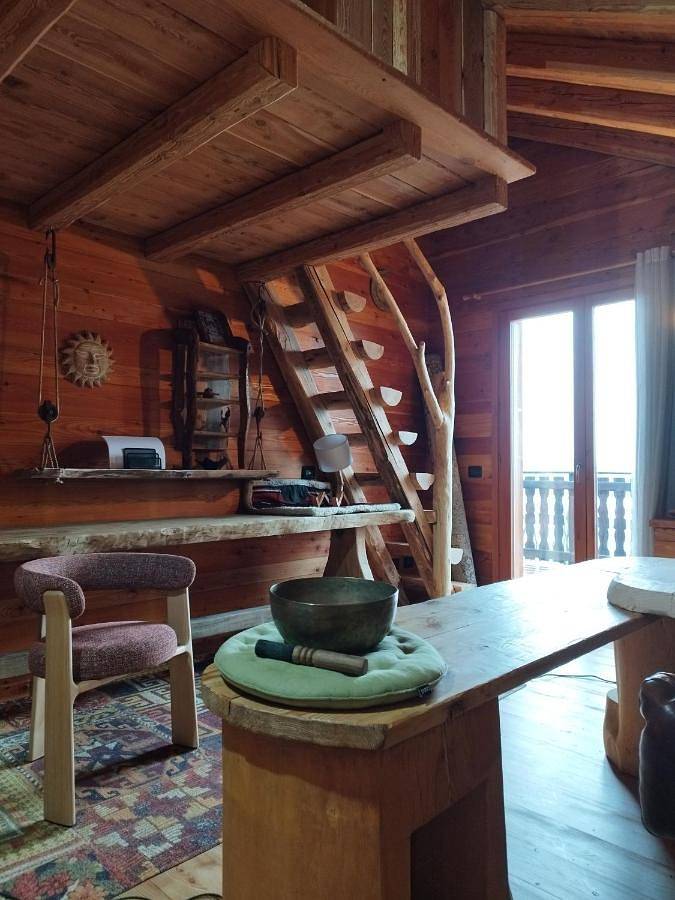 Ferienwohnung für 5 Personen, mit Balkon und Terrasse sowie Garten und Ausblick