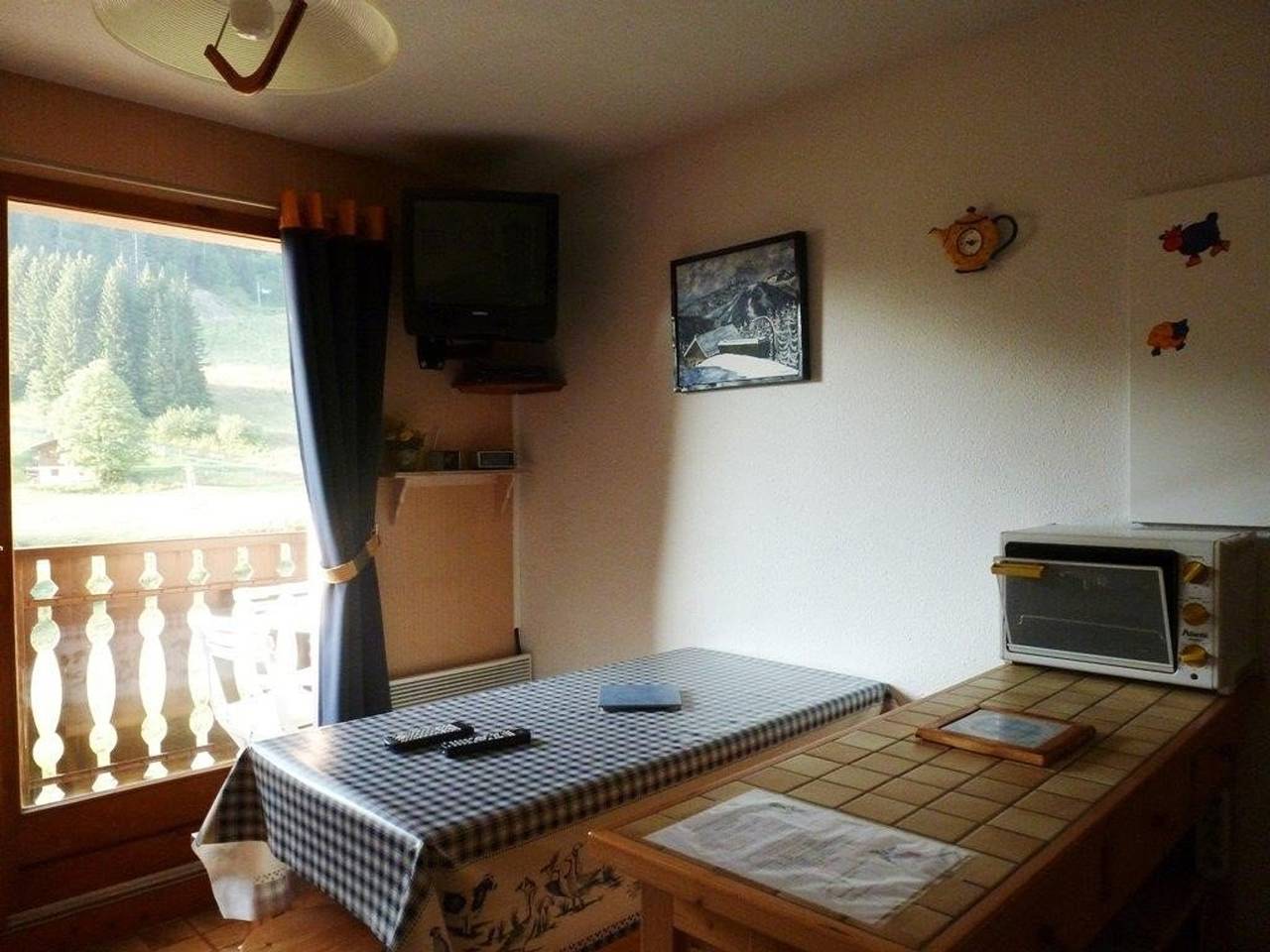 Ganzes Studio, Studio mit Balkon in idyllischer Lage in Le Biot, Thonon-les-Bains und Umgebung