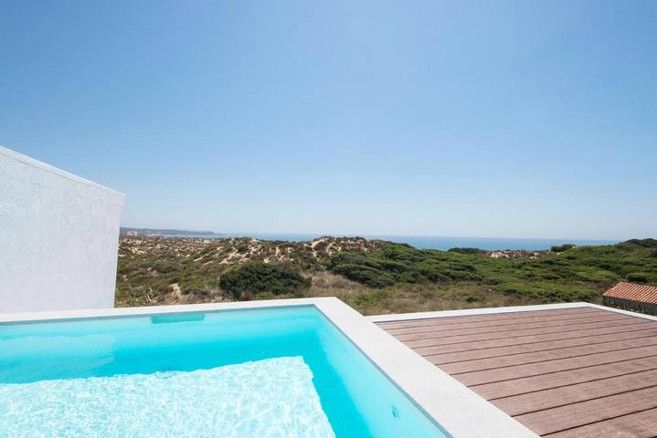 Location de vacances pour 4 personnes, avec sauna et piscine ainsi que jacuzzi et jardin à Vila Nova de Milfontes - 2