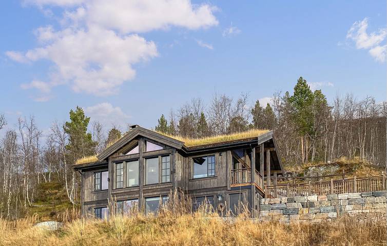 Ferienhaus für 8 Personen, mit Sauna und Ausblick sowie Terrasse und Garten