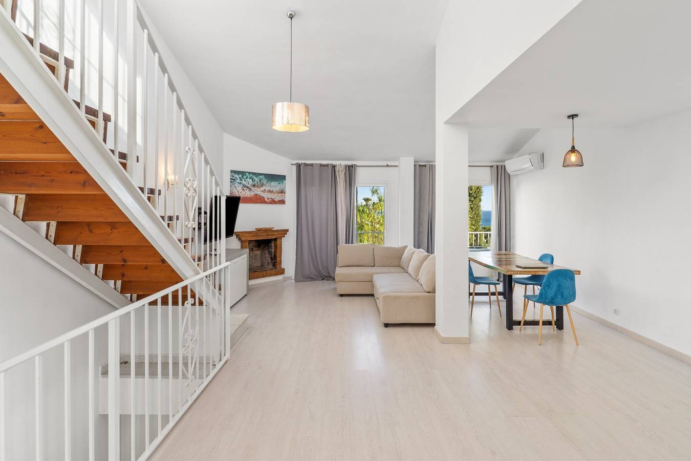 Maison de vacances 'París' avec vue mer, Wi-Fi et climatisation in La Capellania, Benalmádena