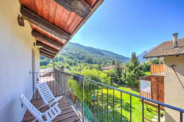 Cottage pour 4 personnes, avec balcon à Oulx