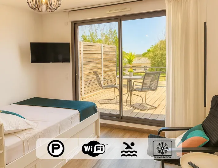 Apartamento de vacaciones para 2 personas, con piscina además de terraza y vistas - 1