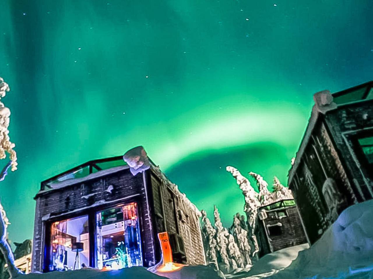 Levi secret igloo revontuli 10d in Levi