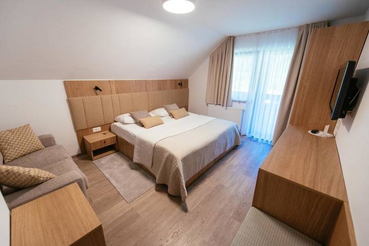 Chambre d’hôte pour 2 personnes, avec Balcon ainsi que Terrasse et Jardin à Kranjska Gora - 3
