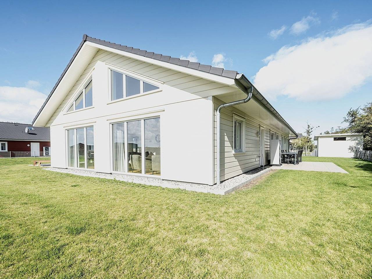 Nordseehaus für Gruppen - hell, modern, komfortabel - Dag-271 - Exklusives Holzhaus mit Sauna und Garten in Dagebüll, Nordfriesland