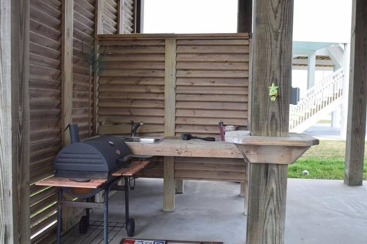 Vacation rental for 10 people, with terrace in Crystal Beach TX (US)