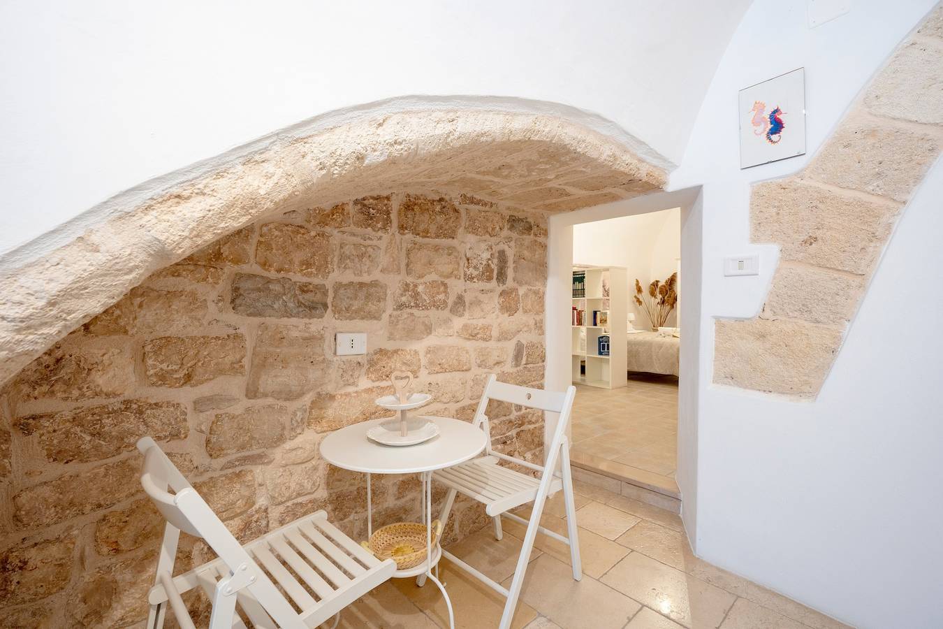Appartement entier, Appartement « L'ippocampo » avec Wi-Fi et climatisation in Polignano a Mare, Province de Bari