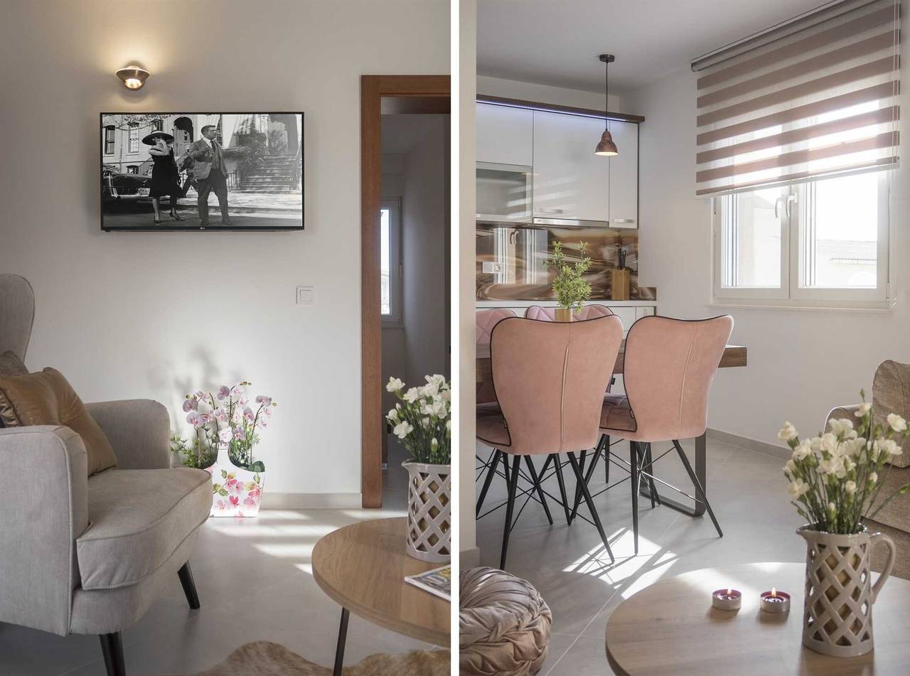 Ganze Wohnung, Luxuriöses Fewo mit Meerblick | nur 30 m vom Strand | ideal für 2-4 Personen in Vir