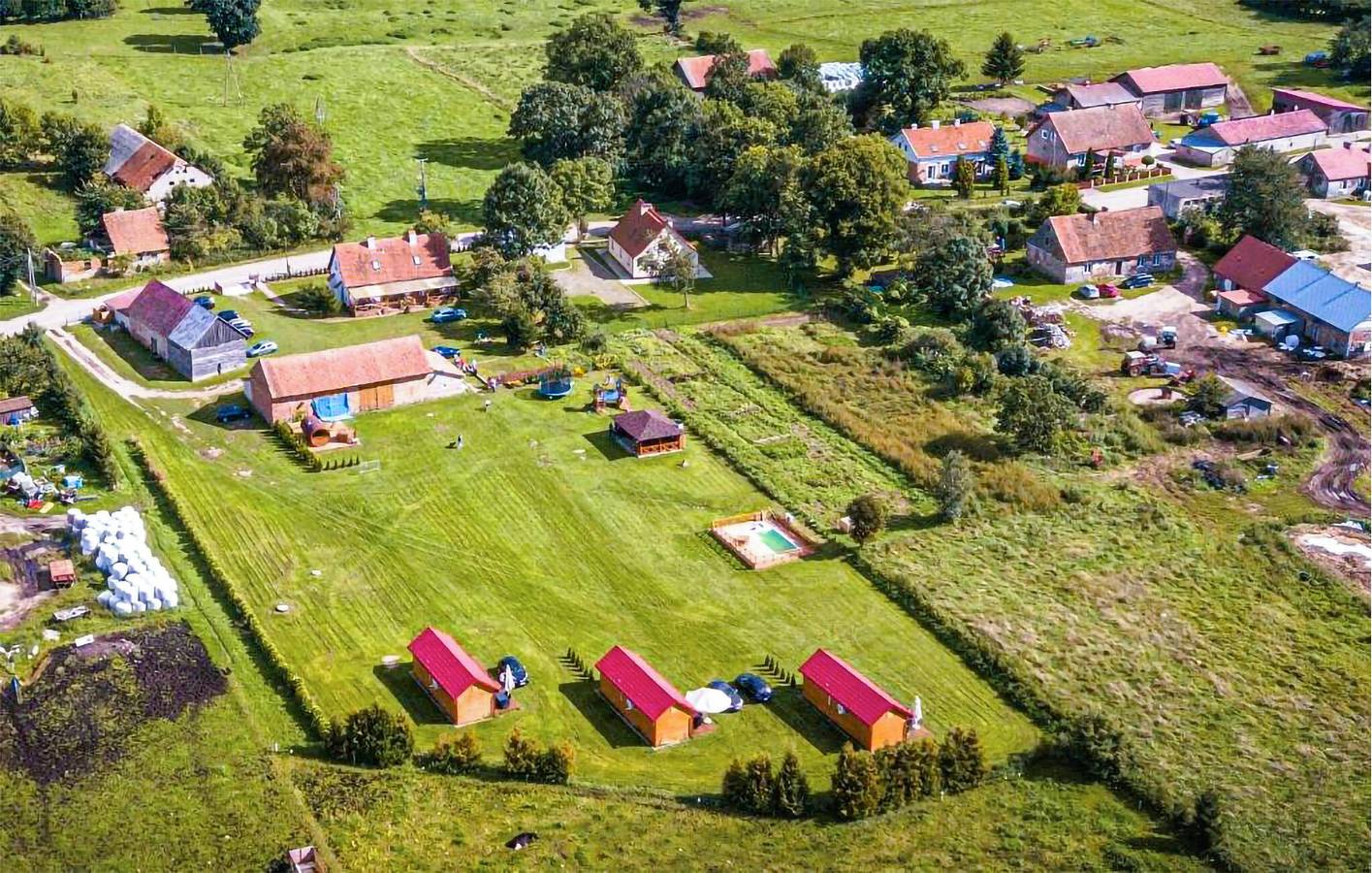 Ferienhaus für 5 Personen mit Terrasse in Powiat Mrągowski