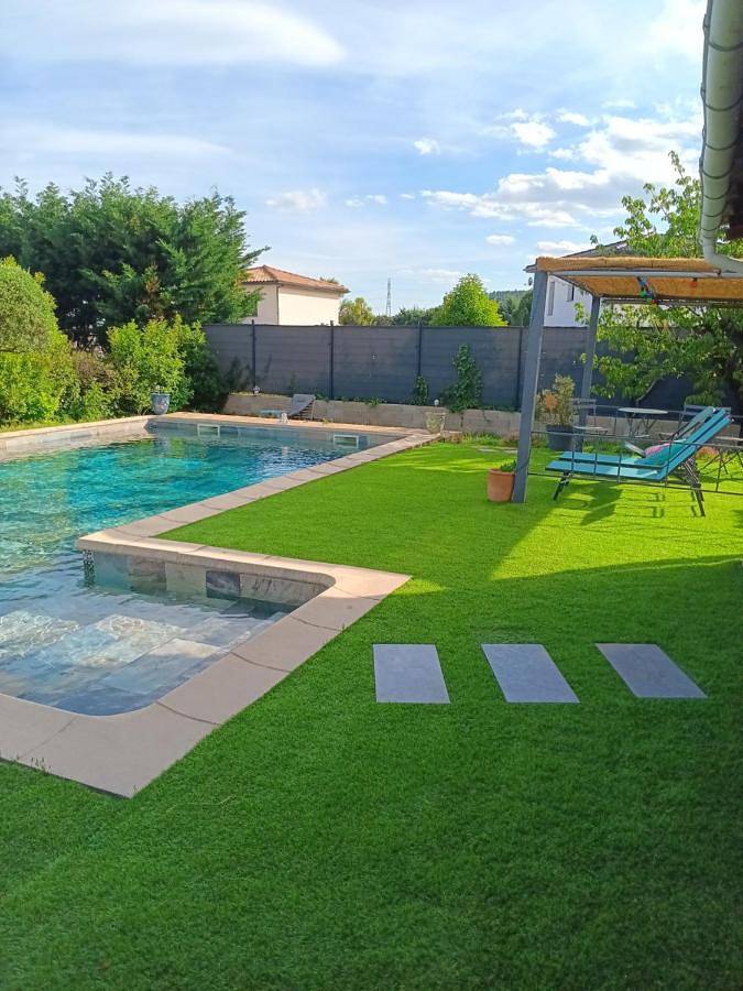 Gîte pour 2 personnes, avec piscine et jardin à Saint-Martin-de-Valgalgues - 3