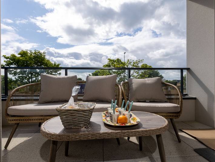 Gîte pour 4 personnes, avec Balcon et Jardin à Cancale