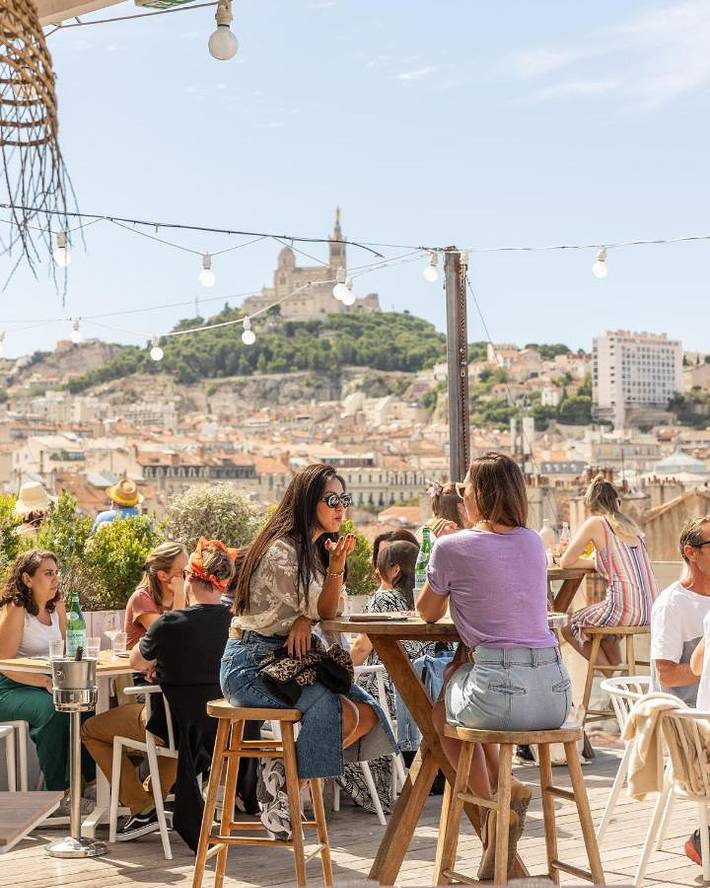 Apartahotel para 2 personas, con Terraza en Marsella