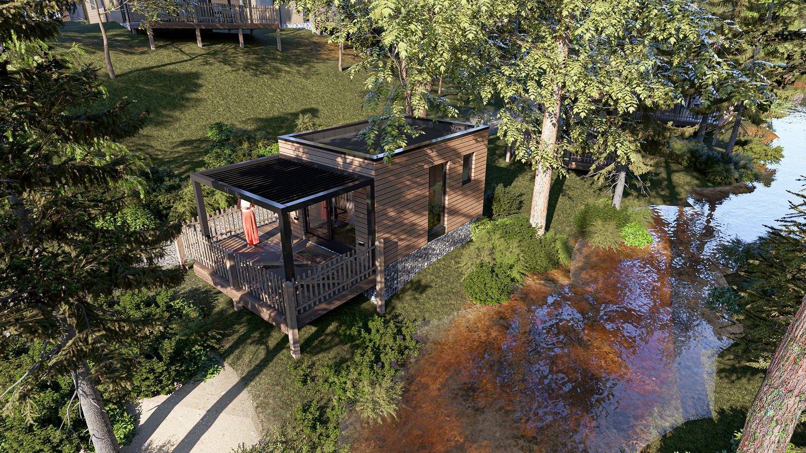 Resort Walsdorf - Tiny House met hottub in Lussemburgo