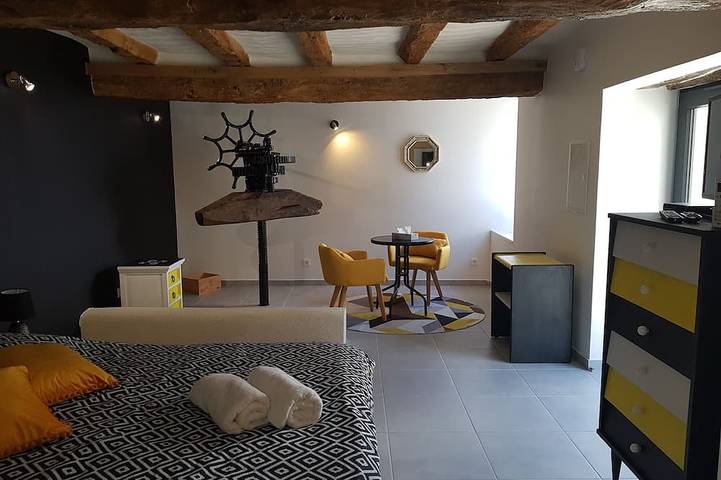 Location de vacances pour 2 personnes, avec piscine et jardin à Theneuil - 3