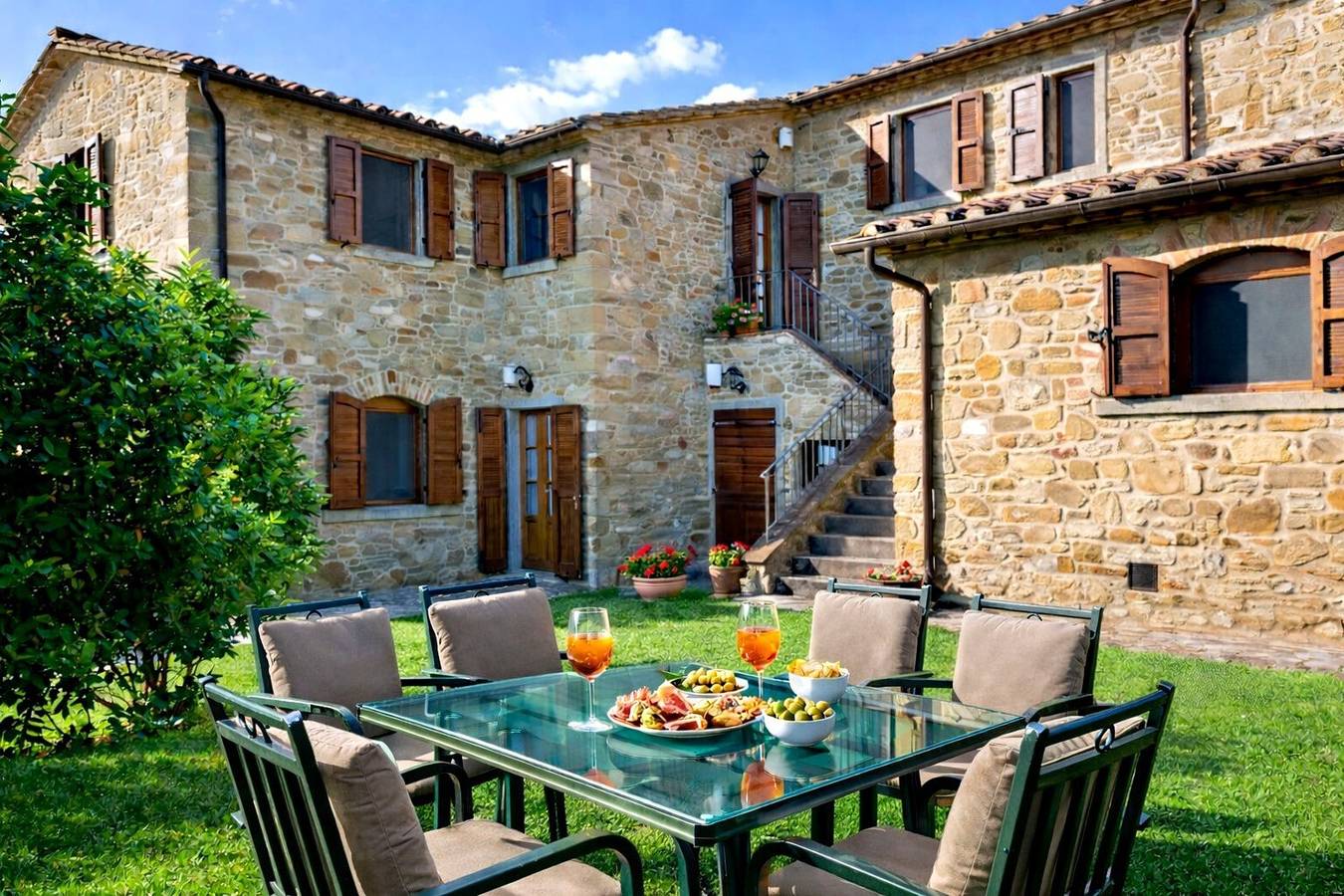 Casa Vacanza per 6 Persone in Lisciano Niccone, Perugia e dintorni