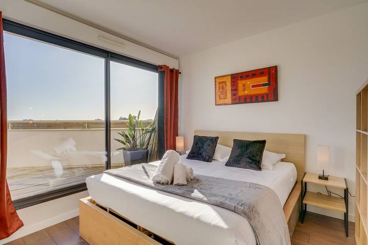 Apartamento entero, Apartamento de vacaciones para 3 personas con terraza in Talence, Región de Burdeos